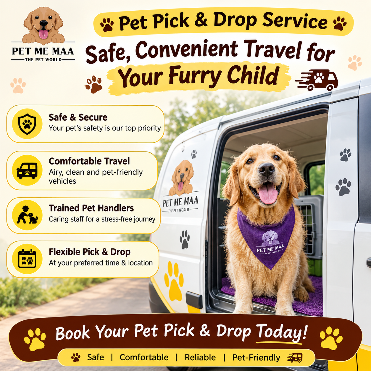 Pet Pick & Drop Service: Safe, Convenient Travel for Your Furry Child πΎπ