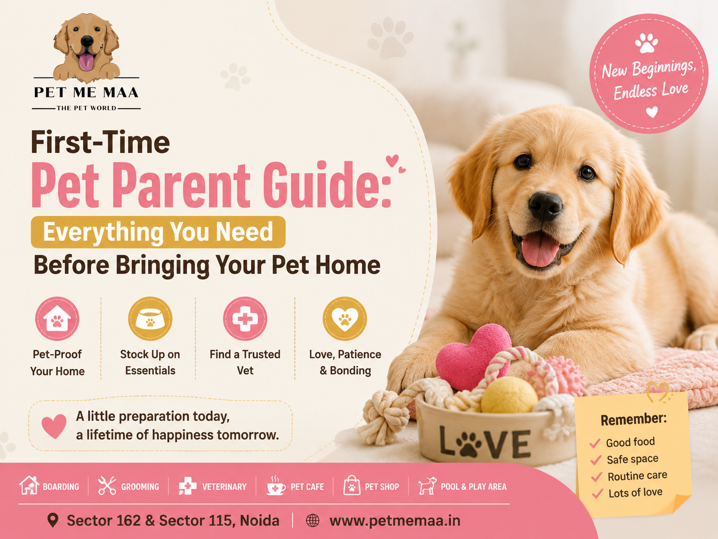 First-Time Pet Parent Guide: Everything You Need Before Bringing Your Pet Home